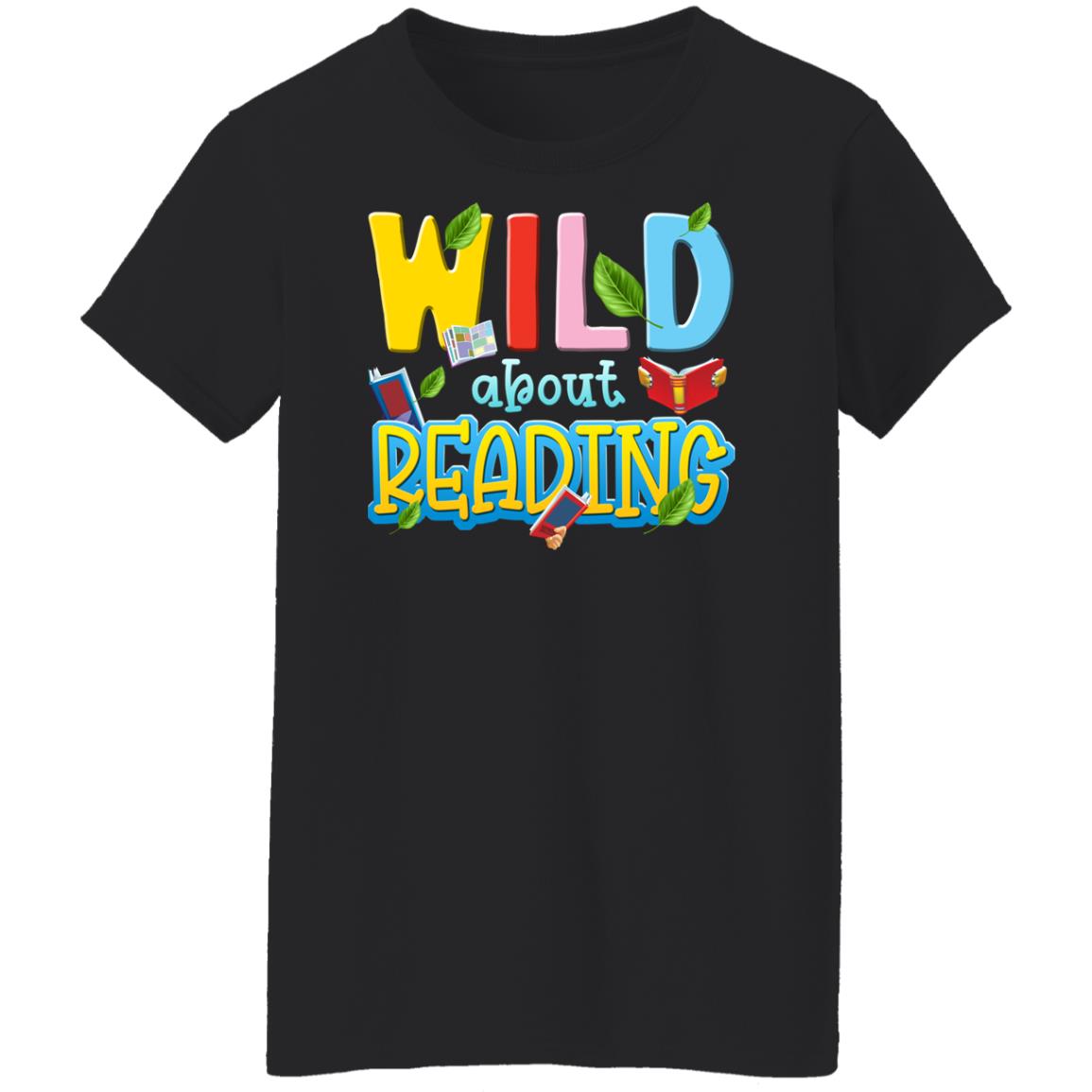Wild About Reading Book Lover Reader Shirt, Hoodie, Tank