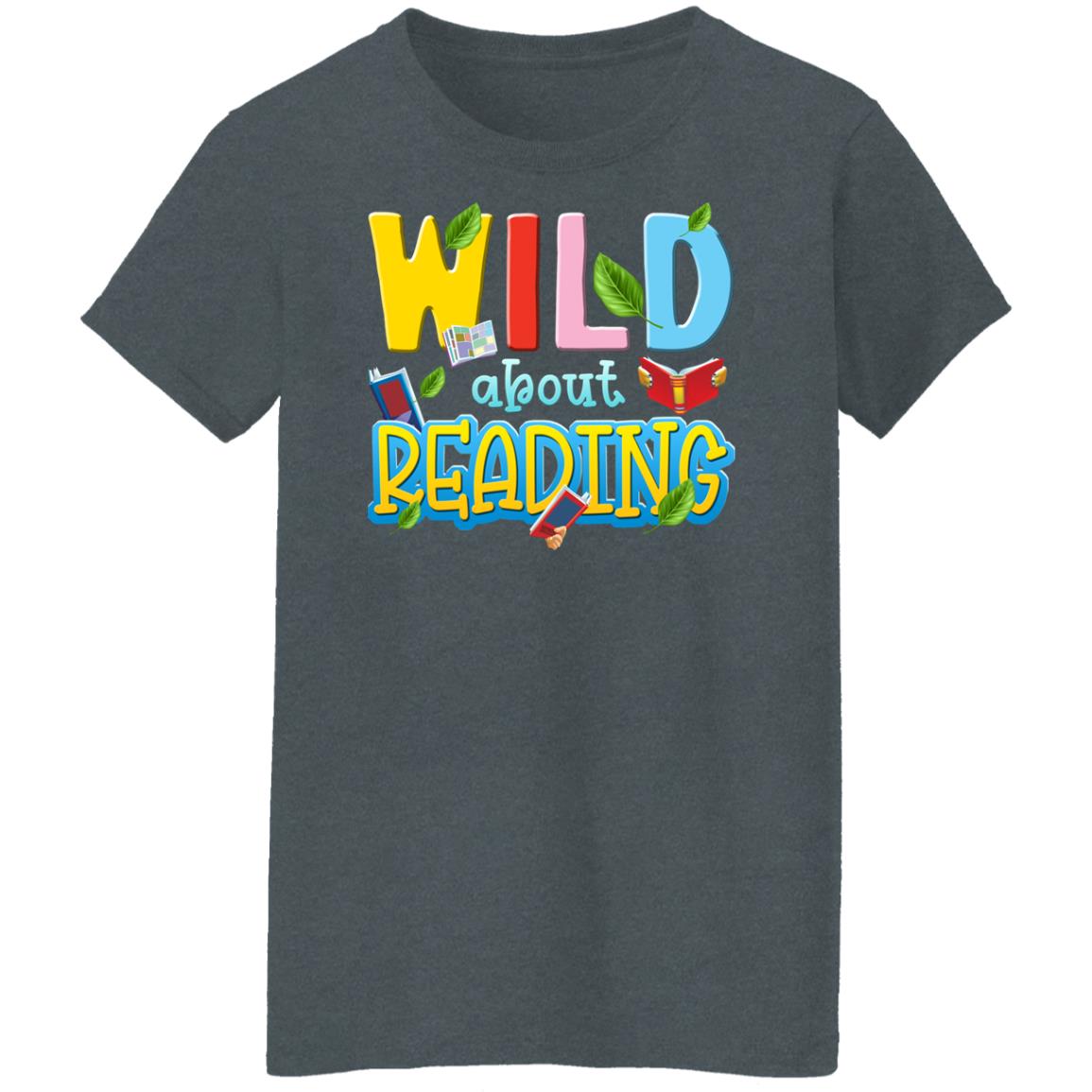 Wild About Reading Book Lover Reader Shirt, Hoodie, Tank