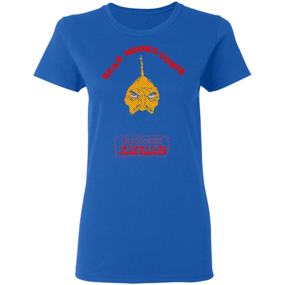 Read Moore Comix Cartoonist Kayfabe Shirt, Hoodie, Tank