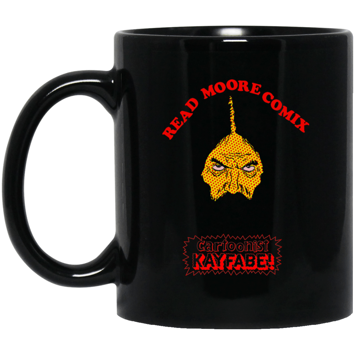Read Moore Comix Cartoonist Kayfabe Mug