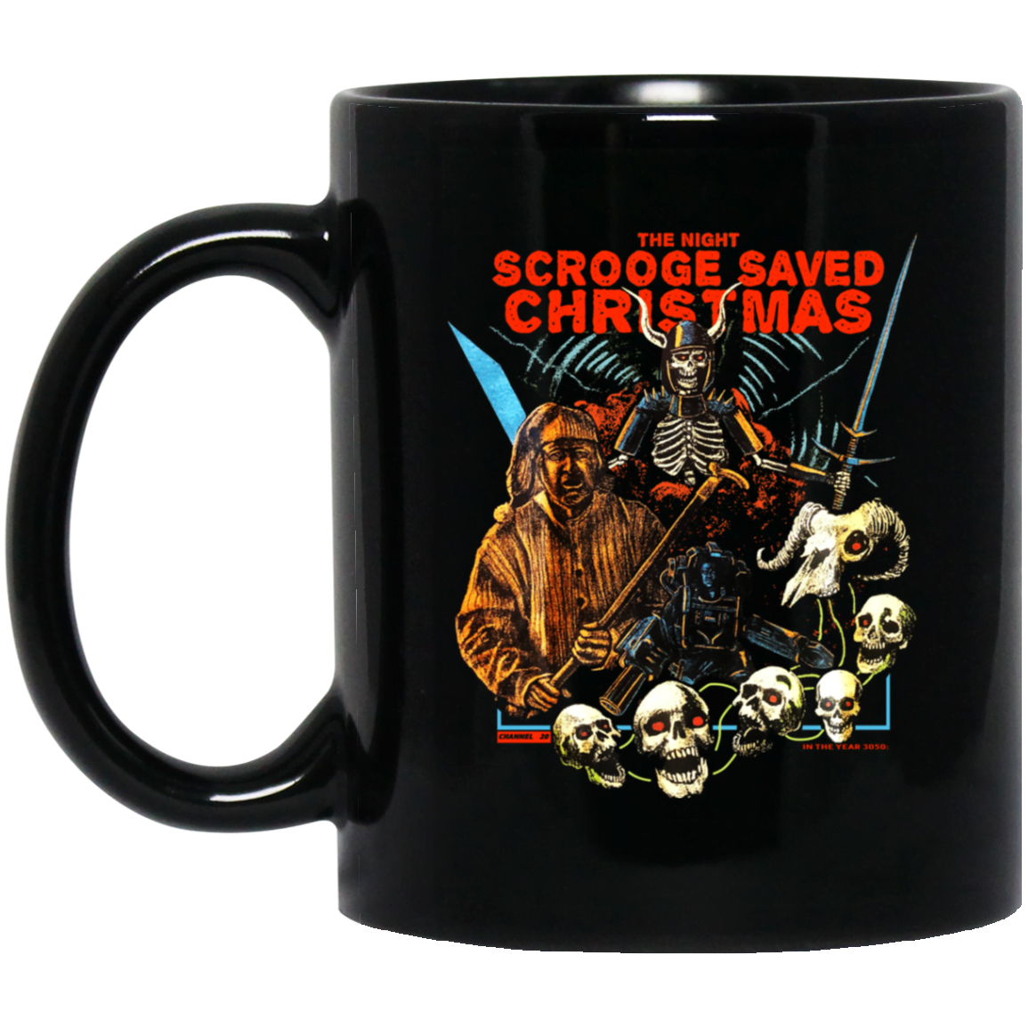 The Night Scrooge Saved Christmas Mug
