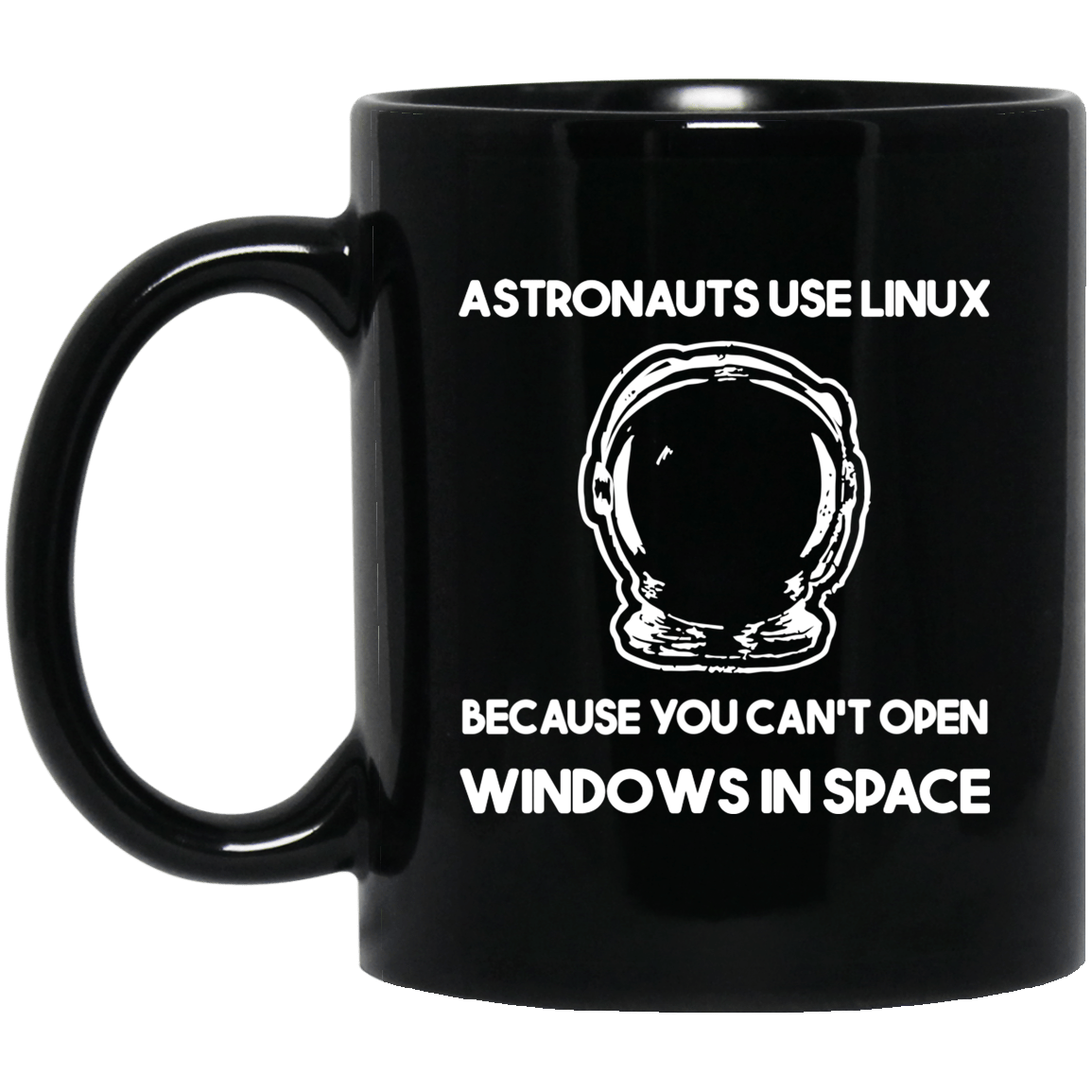 Astronauts Use Linux Because You Can’t Open Windows In Space Mug
