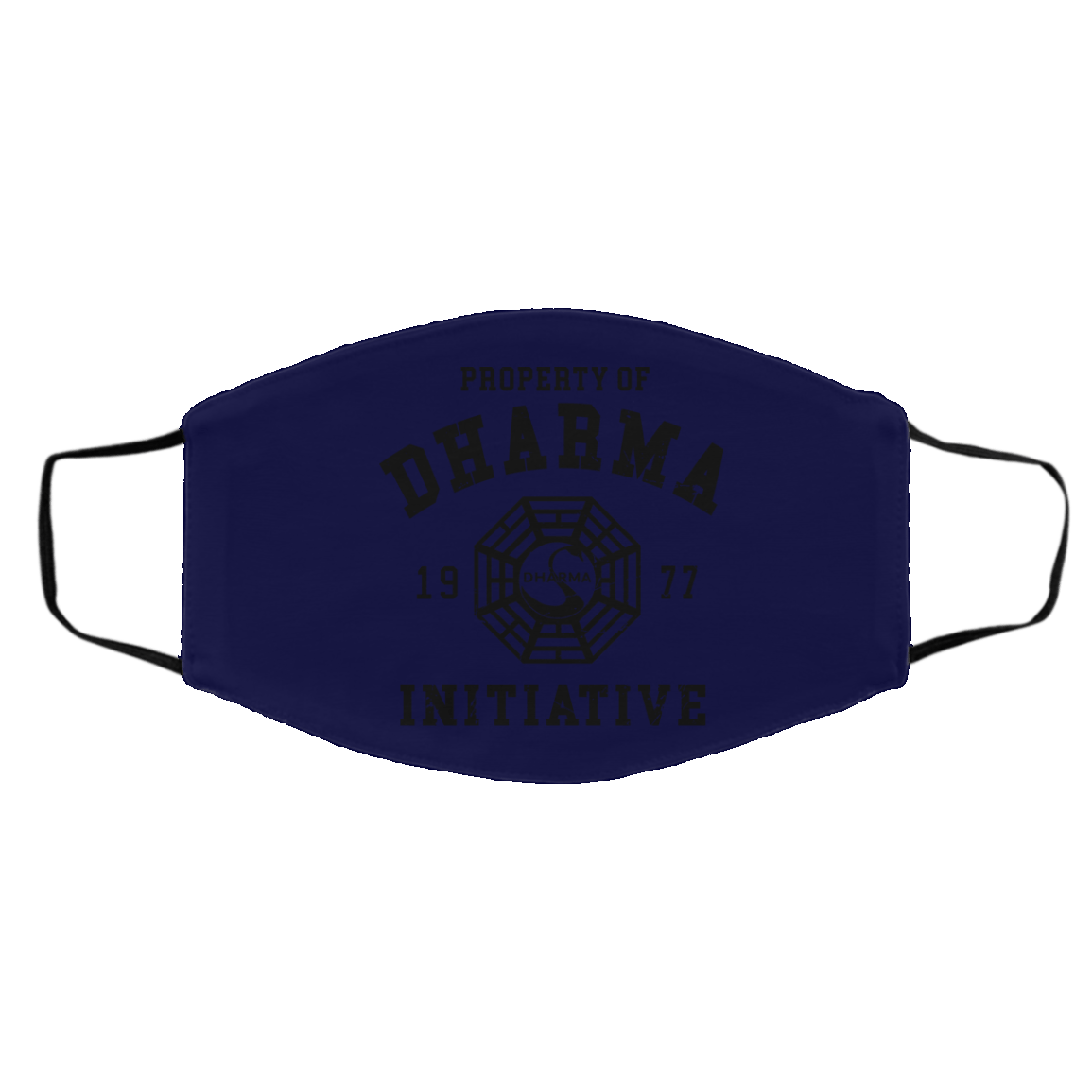 Property Of Dharma 1977 Initiative Face Mask