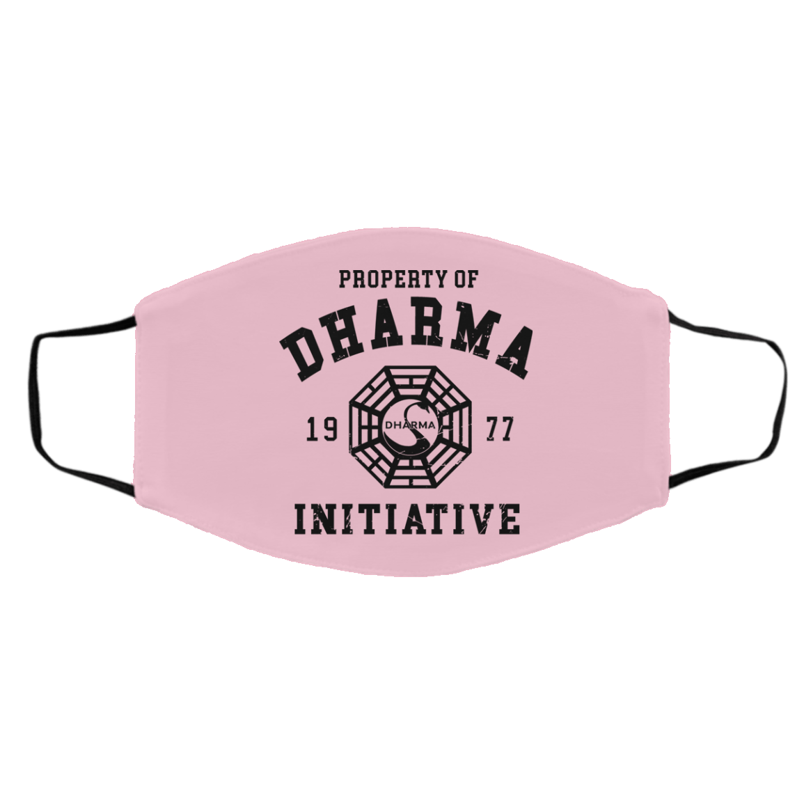 Property Of Dharma 1977 Initiative Face Mask