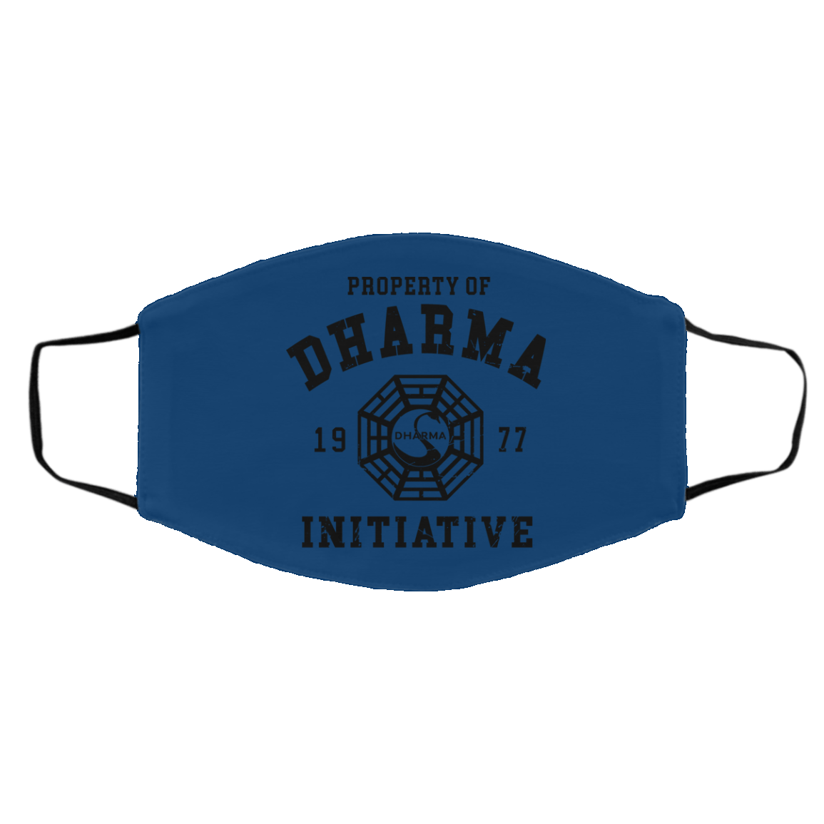 Property Of Dharma 1977 Initiative Face Mask