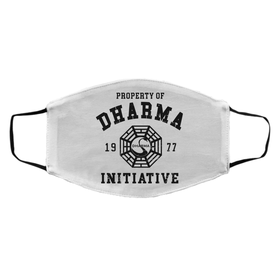 Property Of Dharma 1977 Initiative Face Mask