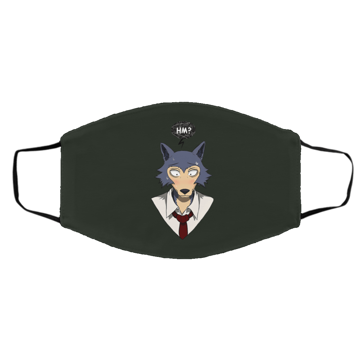 Beastars Legoshi The Wolf Anime Essential Face Mask