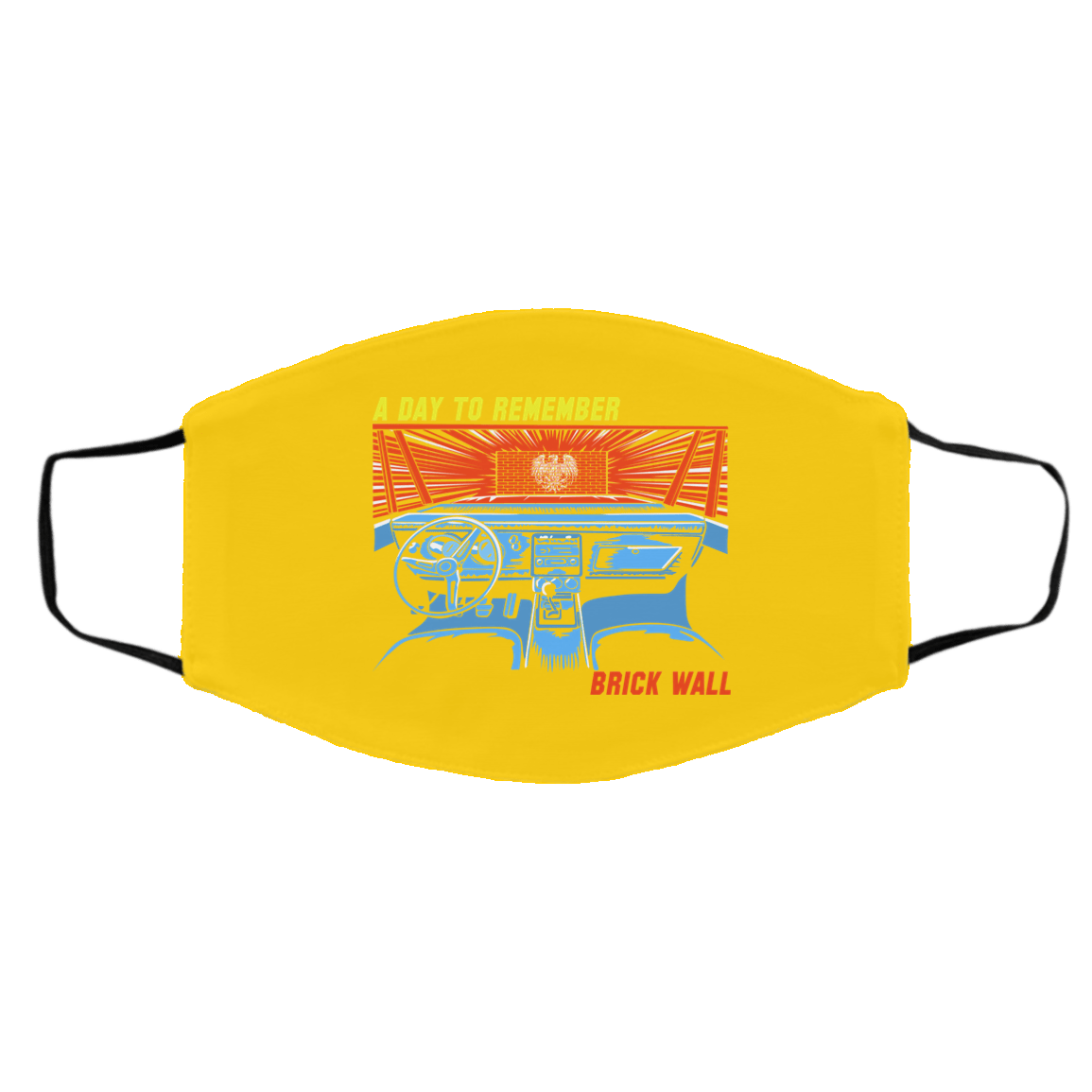 A Day To Remember Brick Wall Face Mask