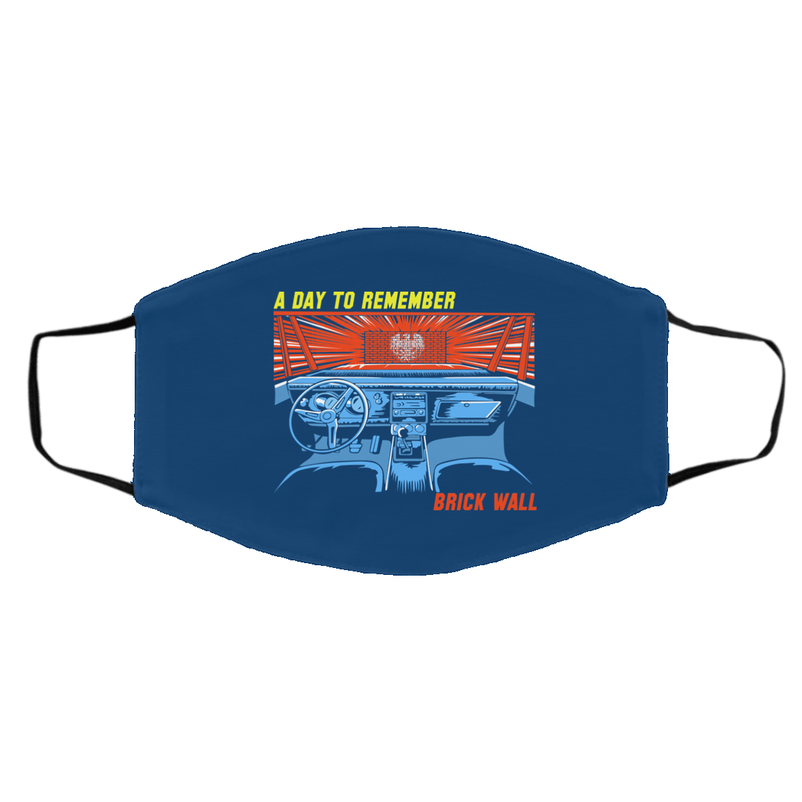 A Day To Remember Brick Wall Face Mask