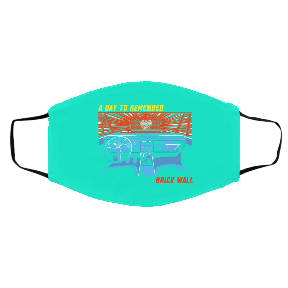 A Day To Remember Brick Wall Face Mask