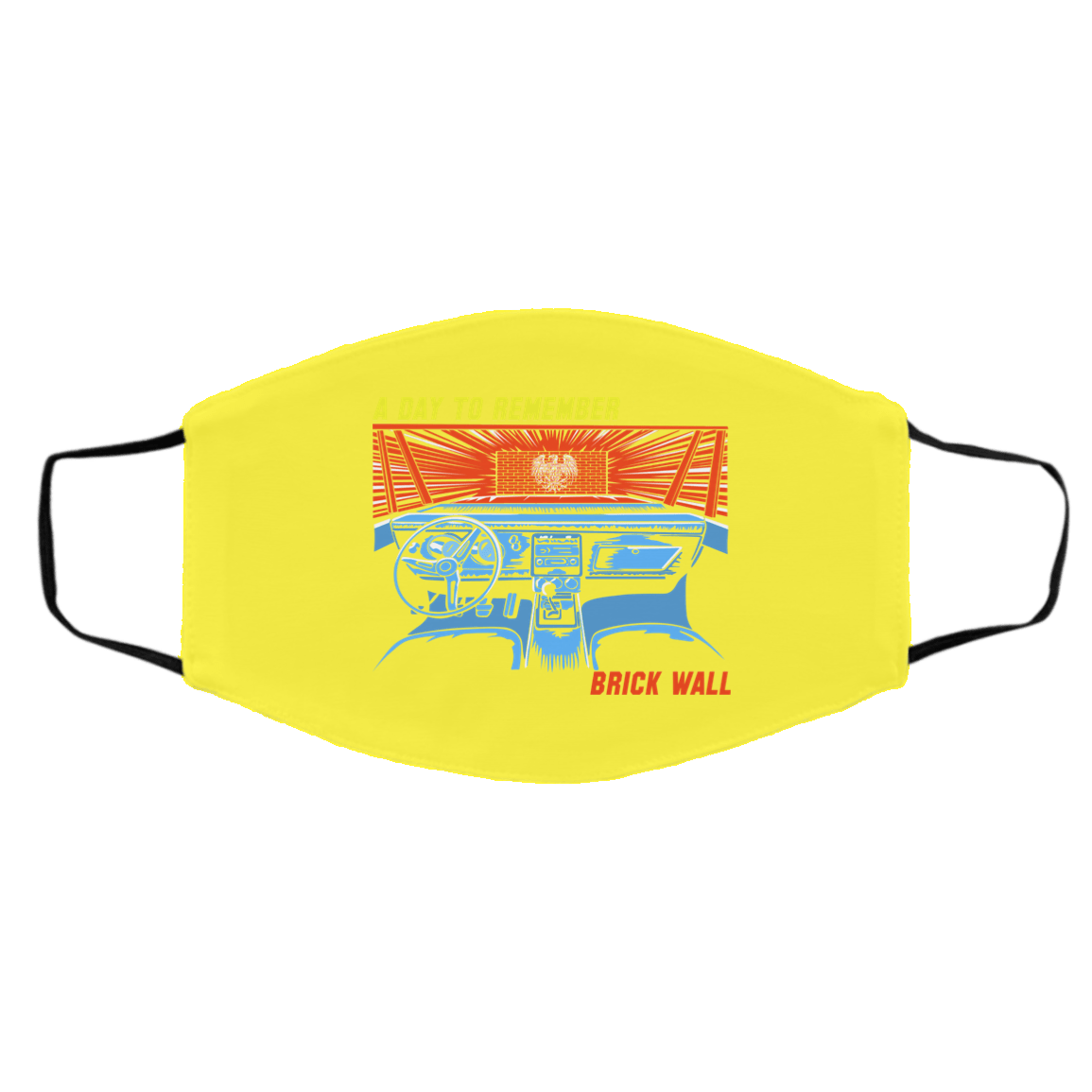 A Day To Remember Brick Wall Face Mask