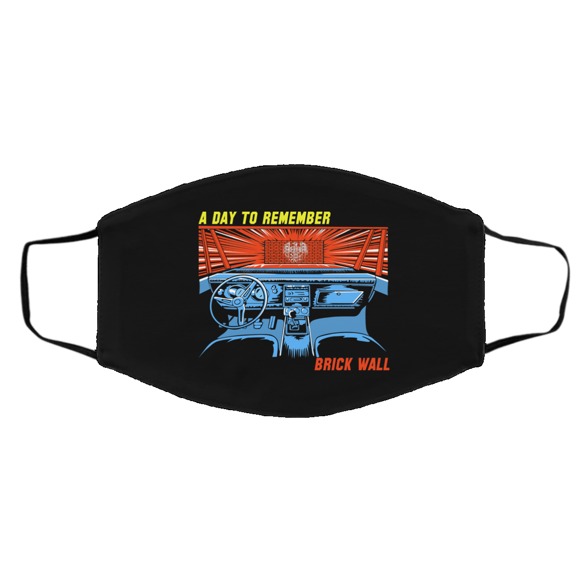 A Day To Remember Brick Wall Face Mask