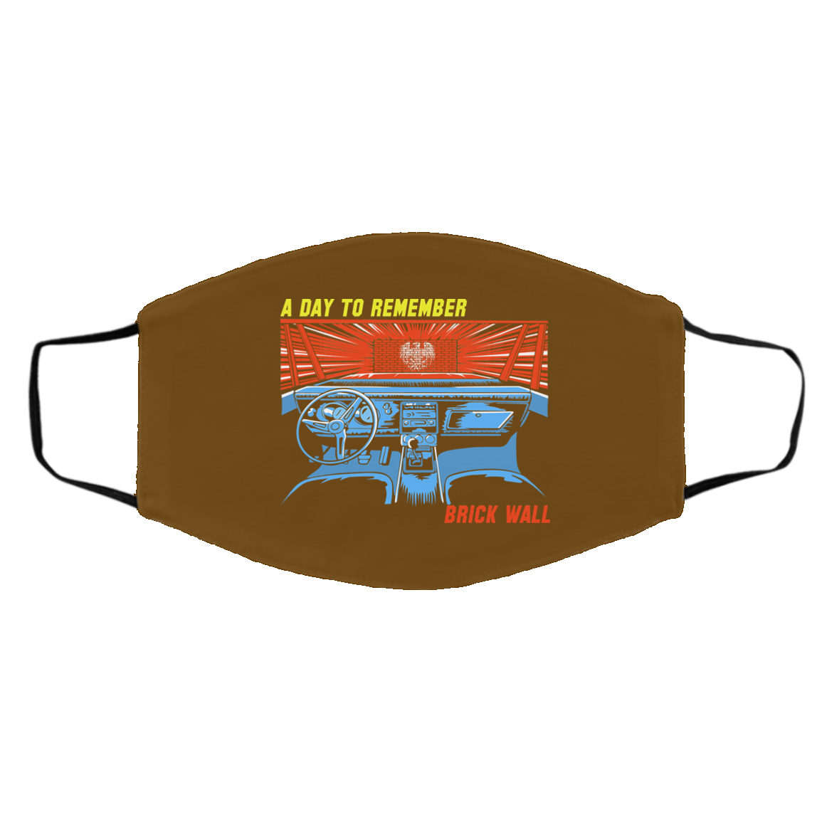 A Day To Remember Brick Wall Face Mask