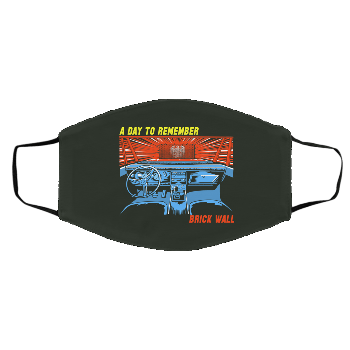 A Day To Remember Brick Wall Face Mask