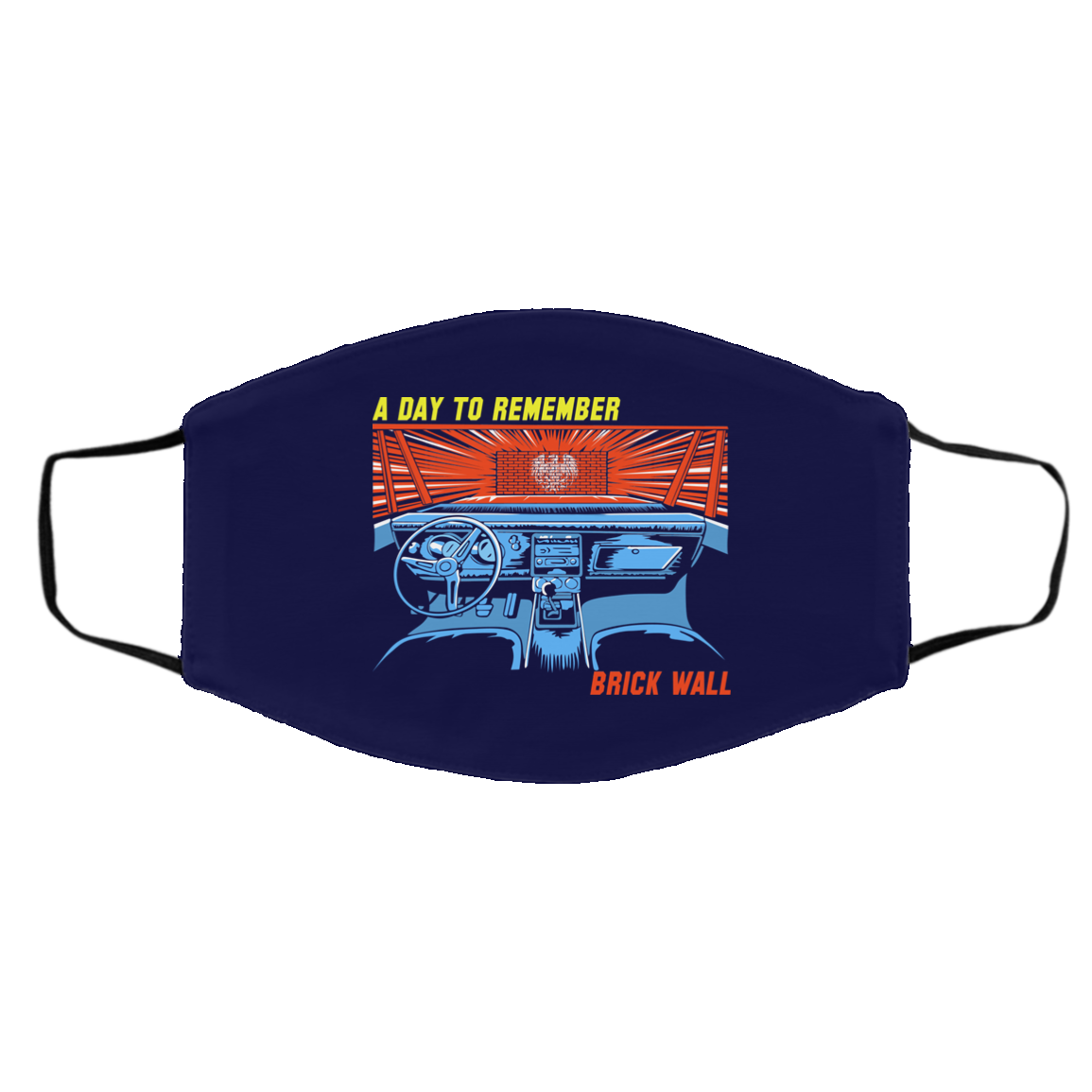A Day To Remember Brick Wall Face Mask
