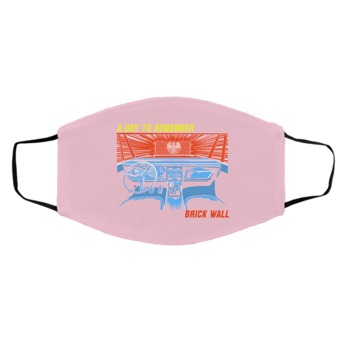 A Day To Remember Brick Wall Face Mask
