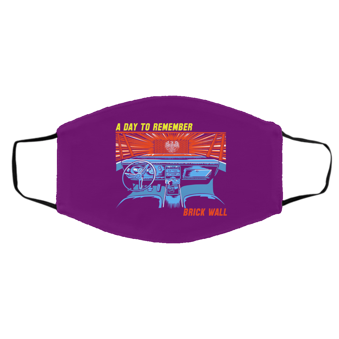 A Day To Remember Brick Wall Face Mask