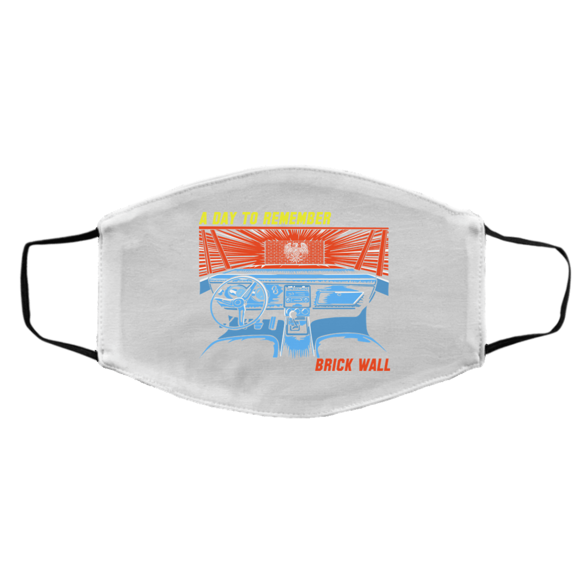 A Day To Remember Brick Wall Face Mask