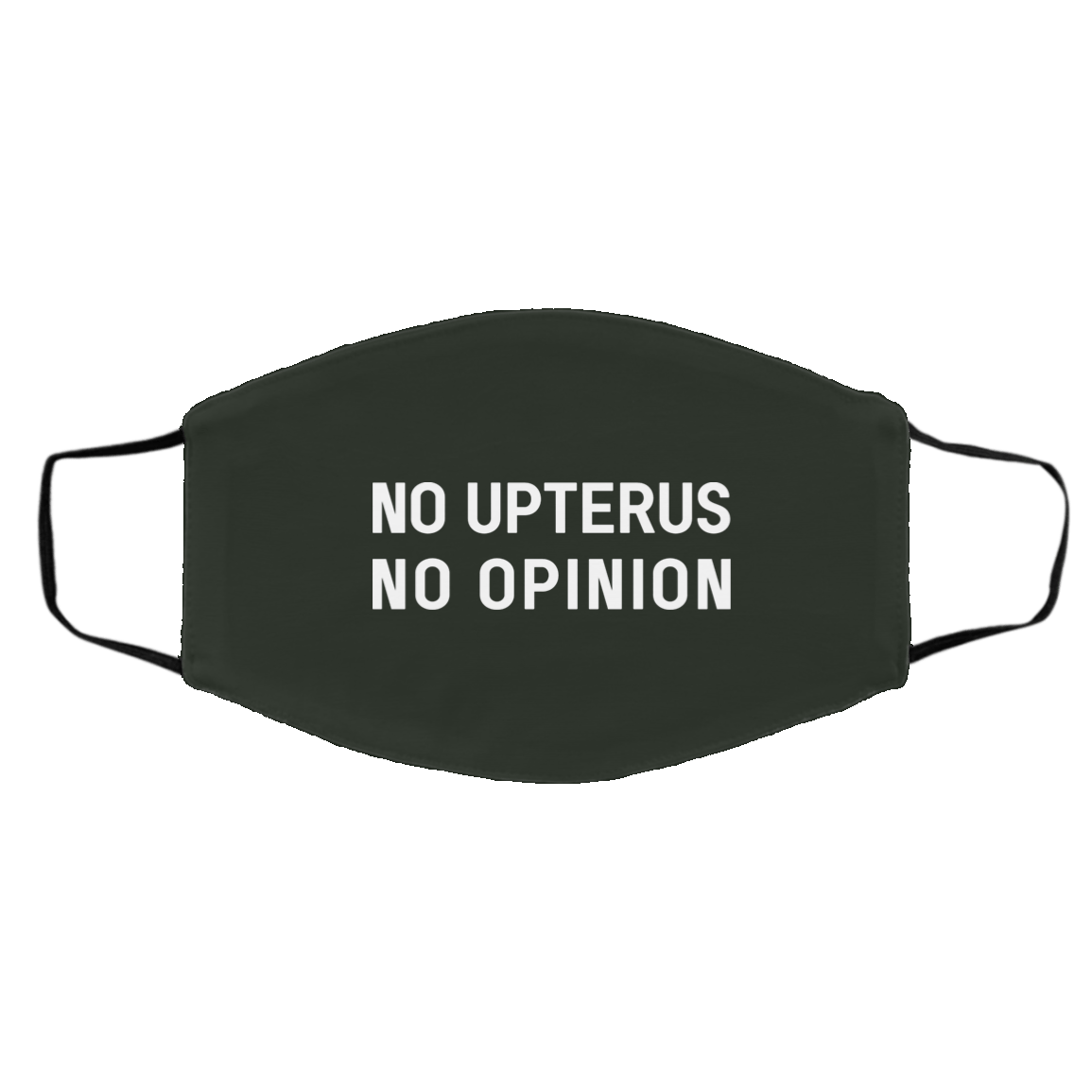 No Upterus No Opinion Face Mask