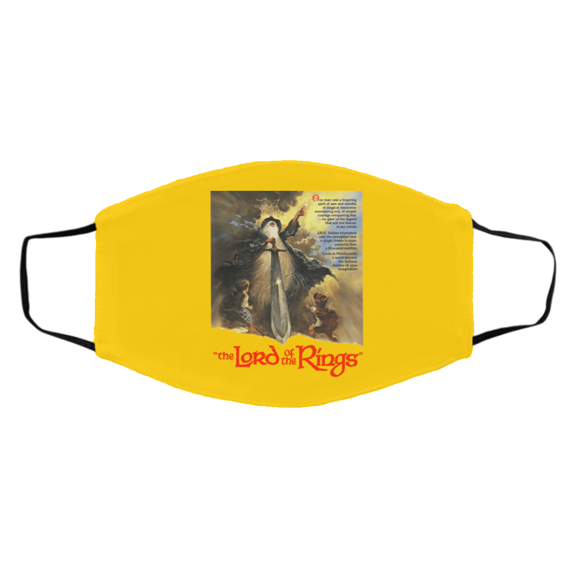 The Lord Of The Rings Face Mask