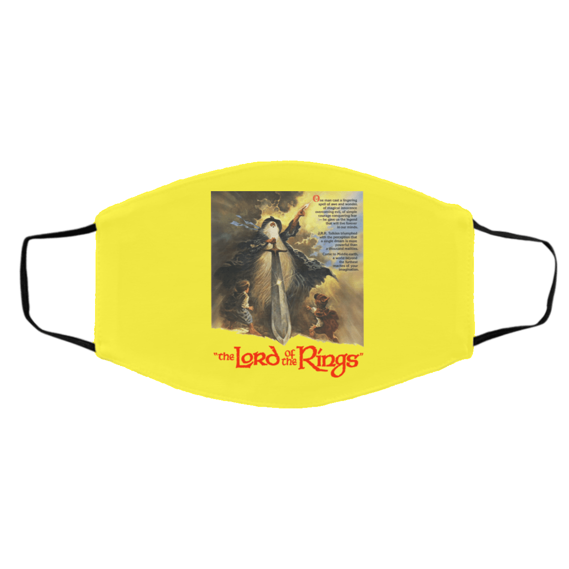 The Lord Of The Rings Face Mask
