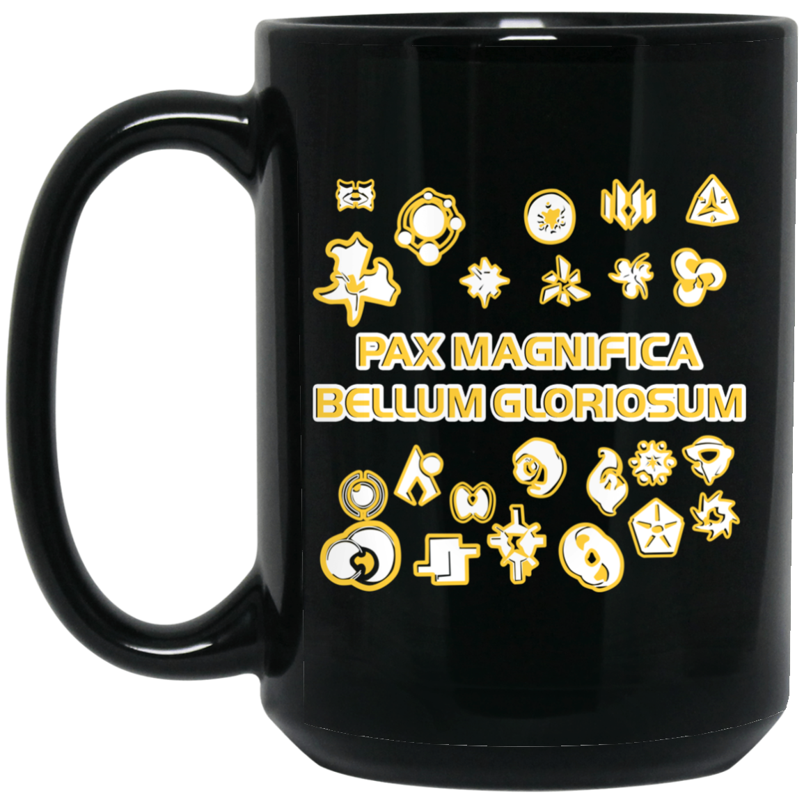Duotone Faction Symbols Pax Magnifica Bellum Gloriosum Twilight Imperium Mug