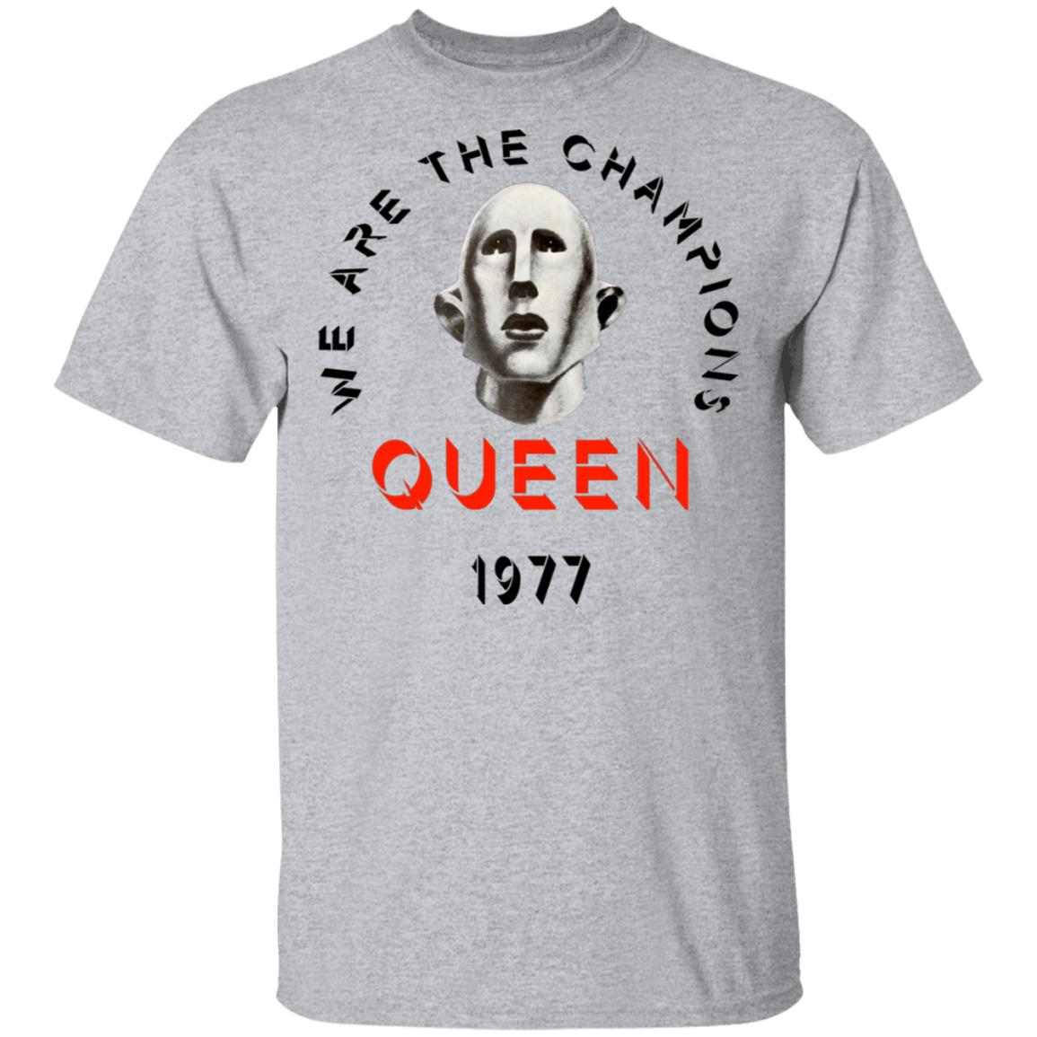 Queen We Are The Champions Queen 1977 Shirt, Hoodie, Tank