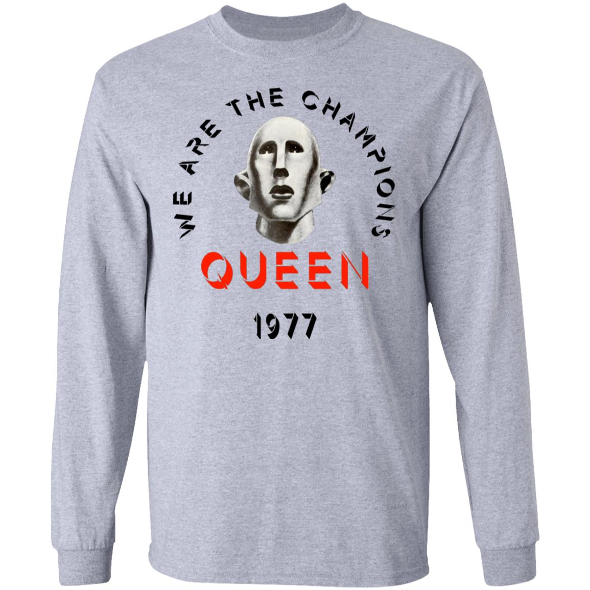 Queen We Are The Champions Queen 1977 Shirt, Hoodie, Tank