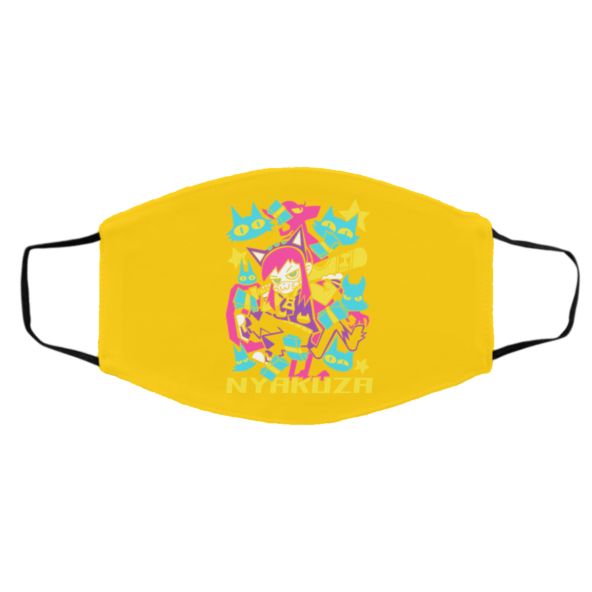 A Hat in Time Nyakuza Metro Long Face Mask