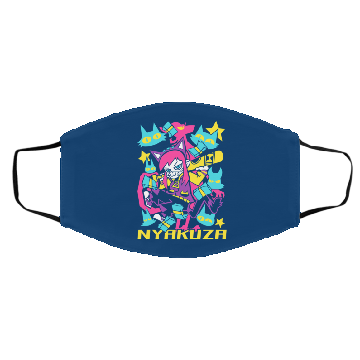 A Hat in Time Nyakuza Metro Long Face Mask