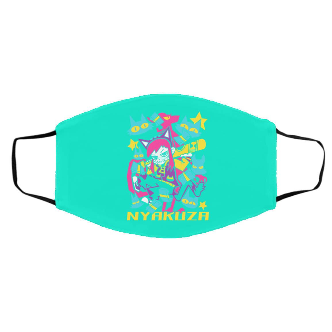 A Hat in Time Nyakuza Metro Long Face Mask
