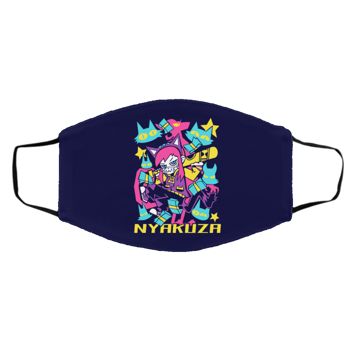 A Hat in Time Nyakuza Metro Long Face Mask