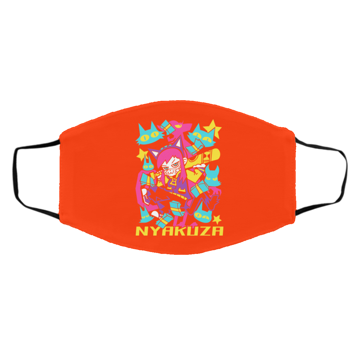 A Hat in Time Nyakuza Metro Long Face Mask