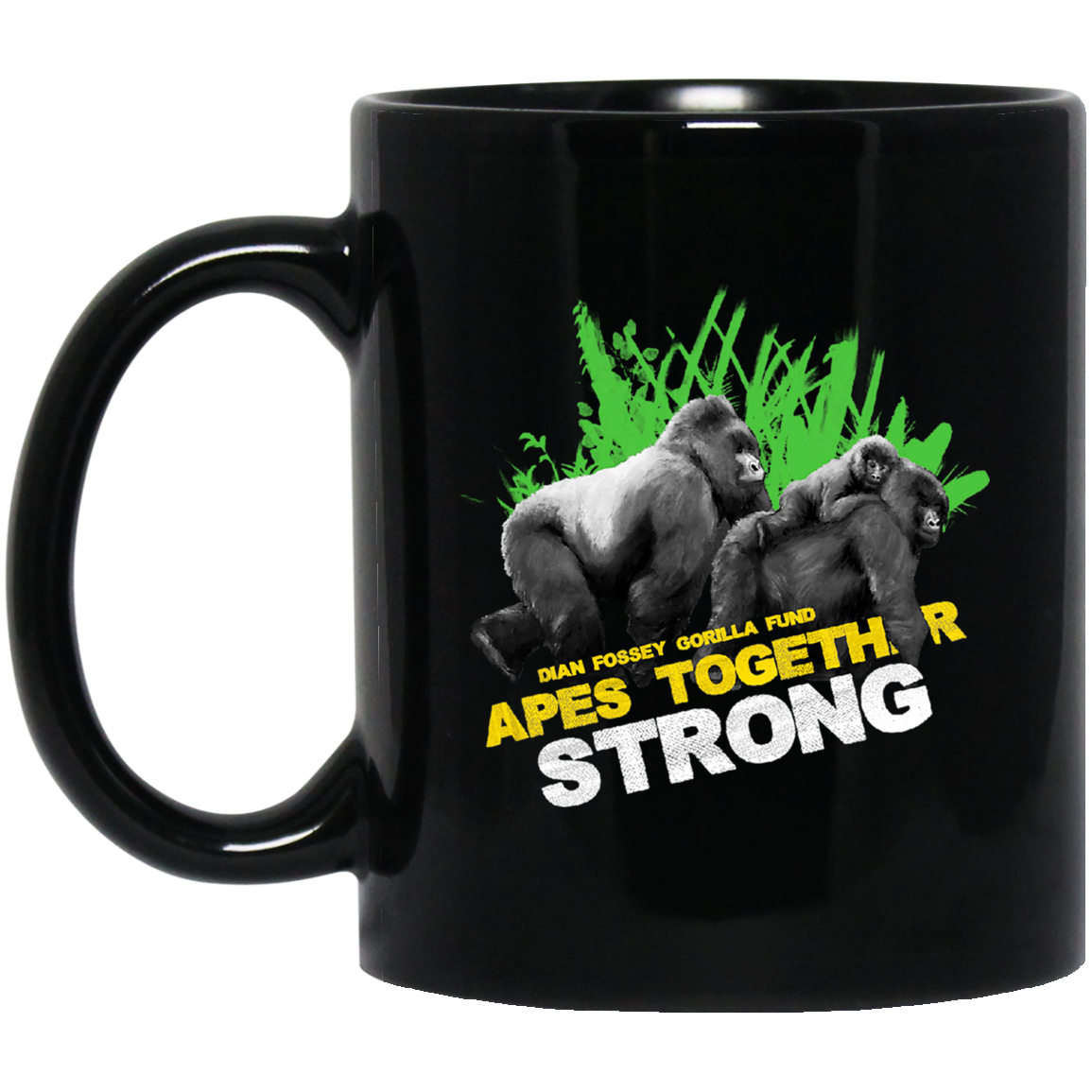 Gorilla Dian Fossey Gorilla Fund Apes Together Strong Mug