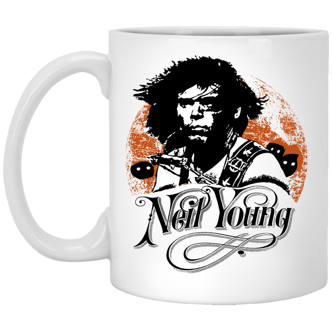 Neil Young Canadian Rocker Mug