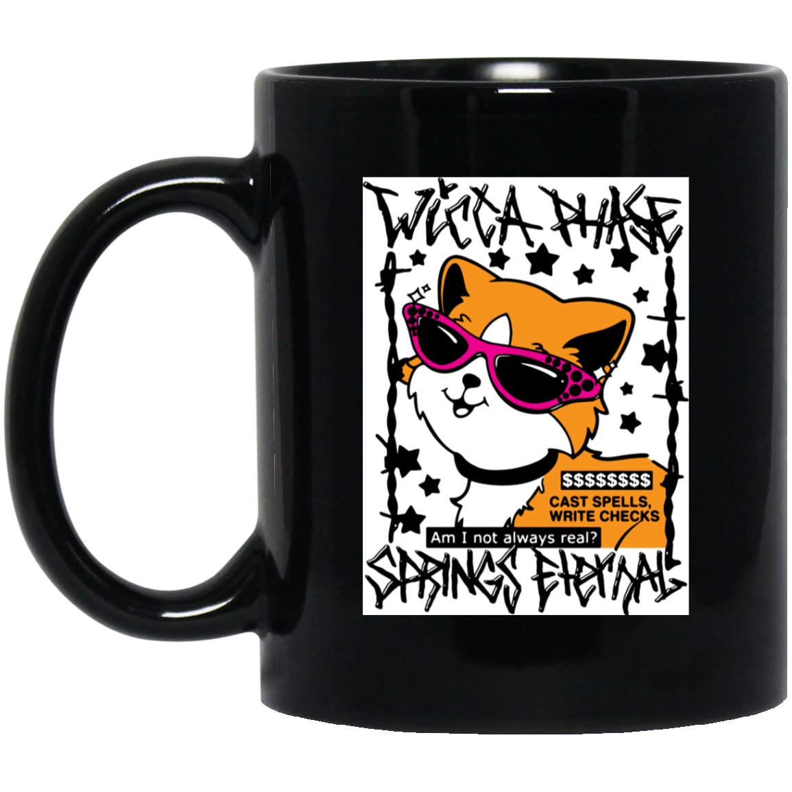 Wicca Phase Springs Eternal Cat Spells Mug
