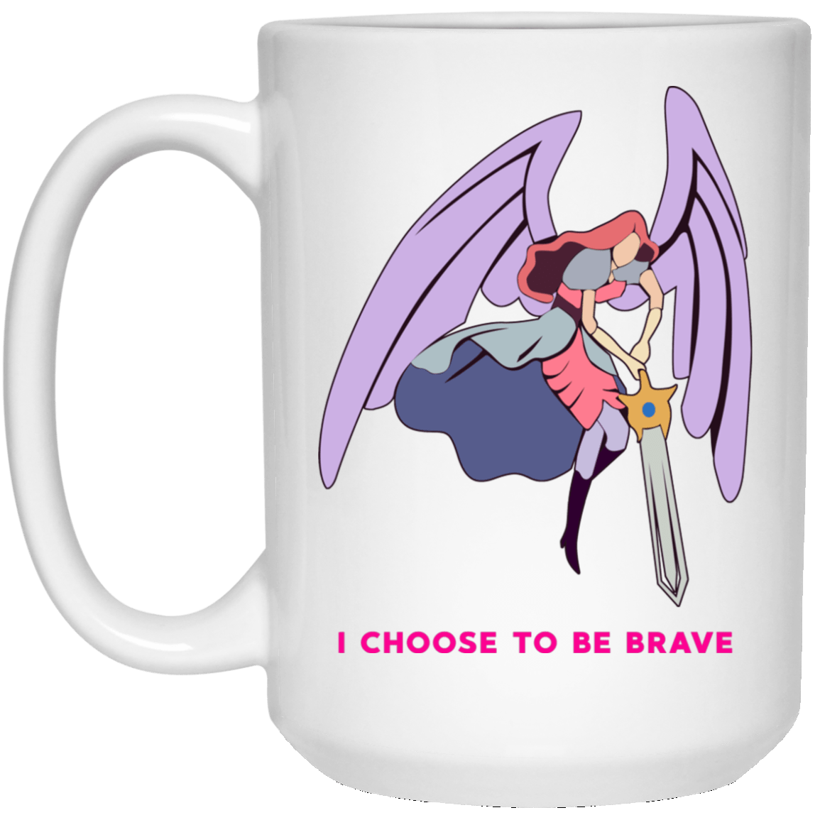 I Choose To Be Brave Queen Angella Mug