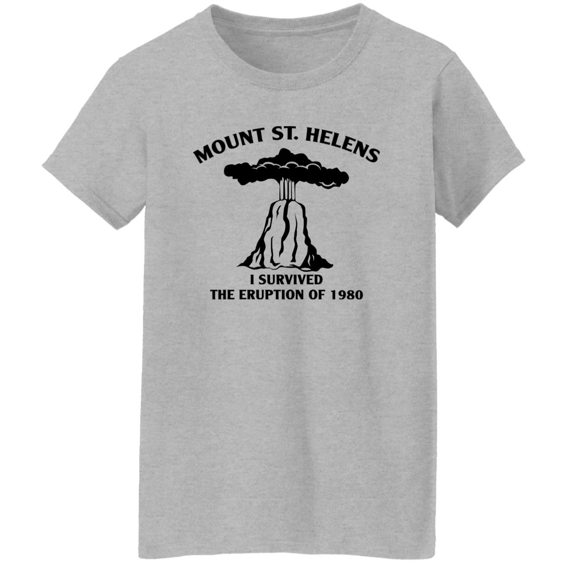 Mount St. Helens I Survived The Eruption Of 1980 Shirt, Hoodie