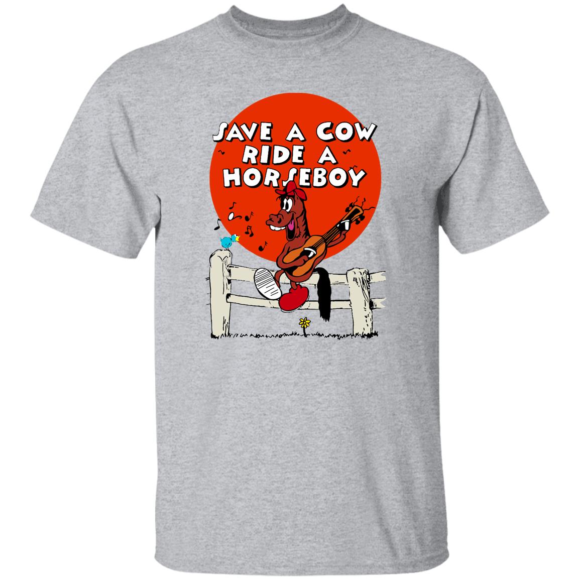 Save A Cow Ride A Horseboy Shirt, Hoodie