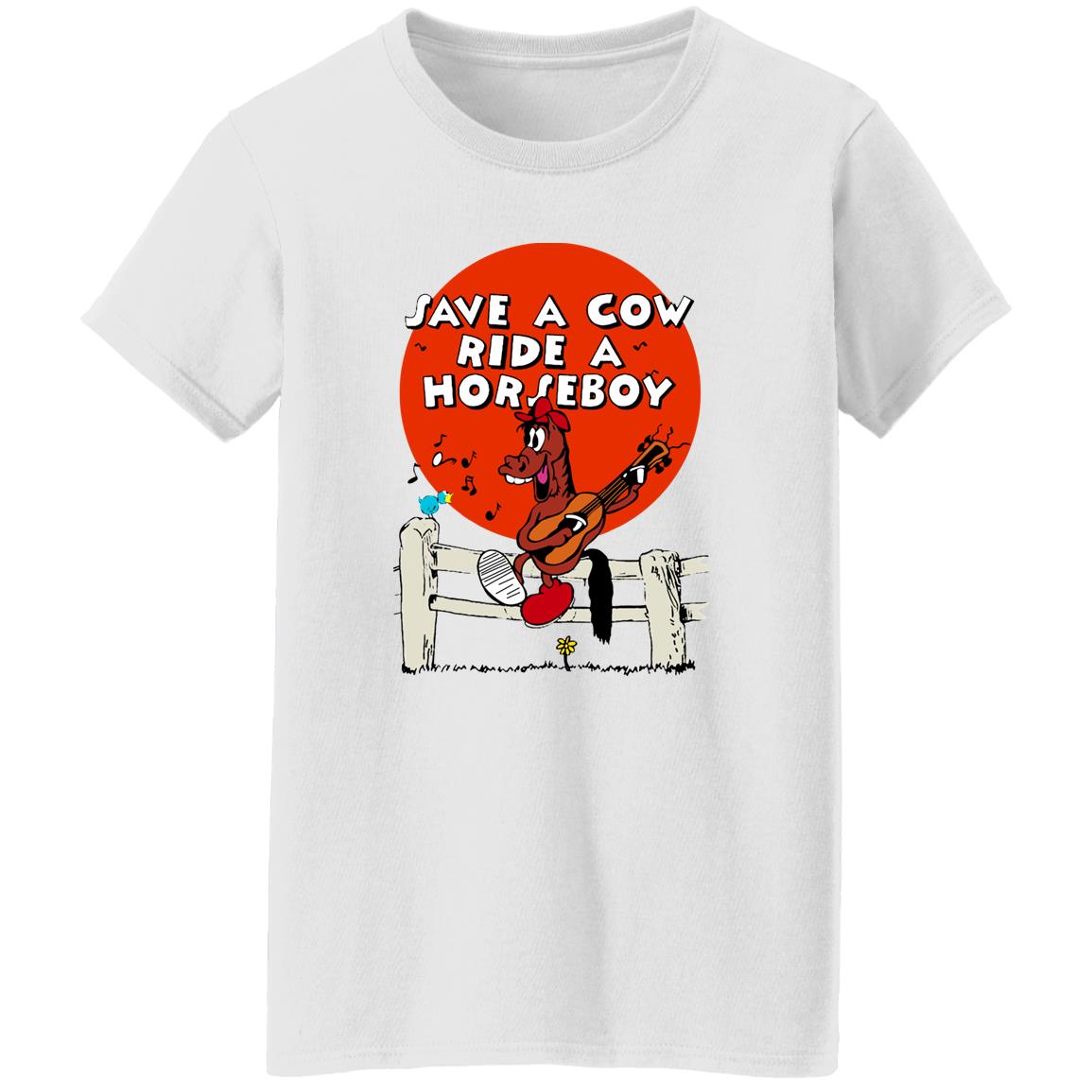 Save A Cow Ride A Horseboy Shirt, Hoodie