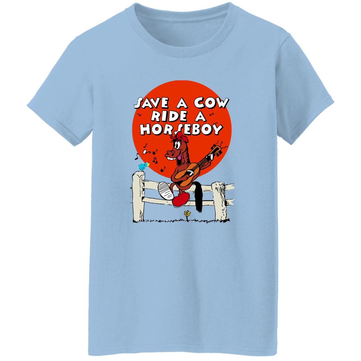 Save A Cow Ride A Horseboy Shirt, Hoodie