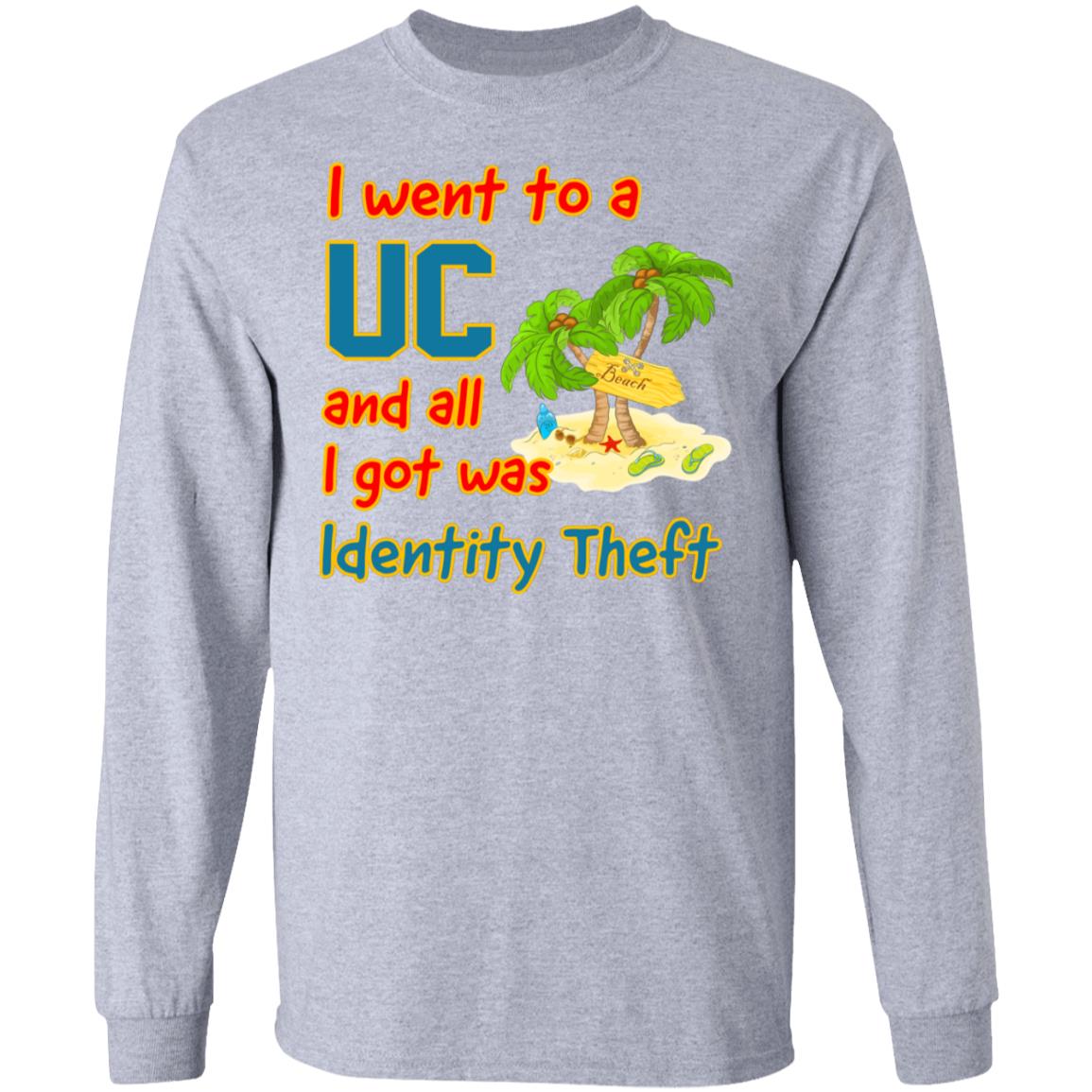 I Went To A UC And All I Got Was Identity Theft Shirt, Hoodie, Tank