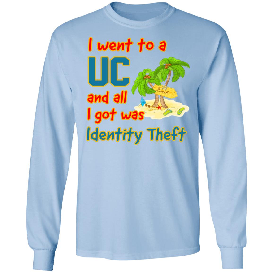 I Went To A UC And All I Got Was Identity Theft Shirt, Hoodie, Tank