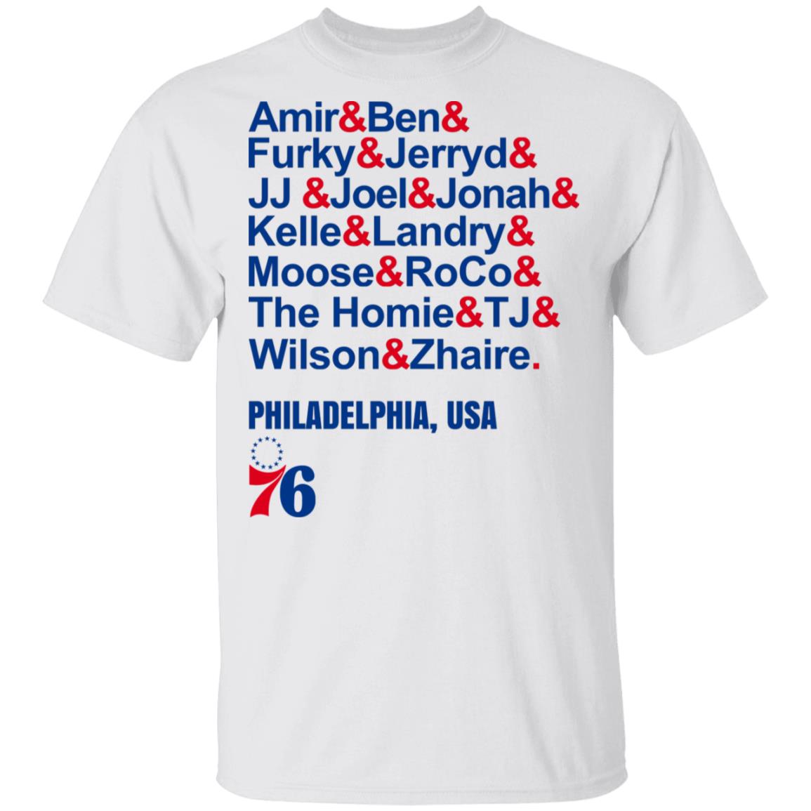 Amir & Ben & Furky & Jerryd Philadelphia USA 76 Shirt, Hoodie, Tank