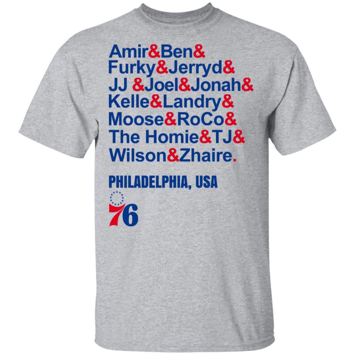 Amir & Ben & Furky & Jerryd Philadelphia USA 76 Shirt, Hoodie, Tank