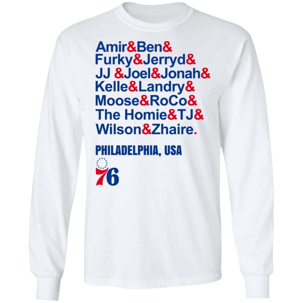 Amir & Ben & Furky & Jerryd Philadelphia USA 76 Shirt, Hoodie, Tank
