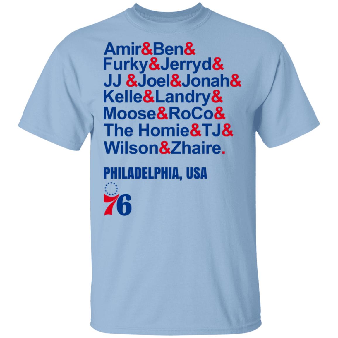 Amir & Ben & Furky & Jerryd Philadelphia USA 76 Shirt, Hoodie, Tank
