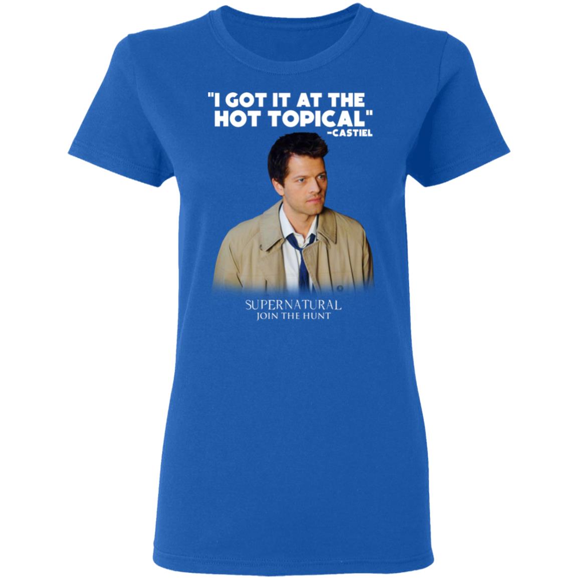 I Got It At The Hot Topical Castiel Supernatural Shirt, Hoodie, Tank