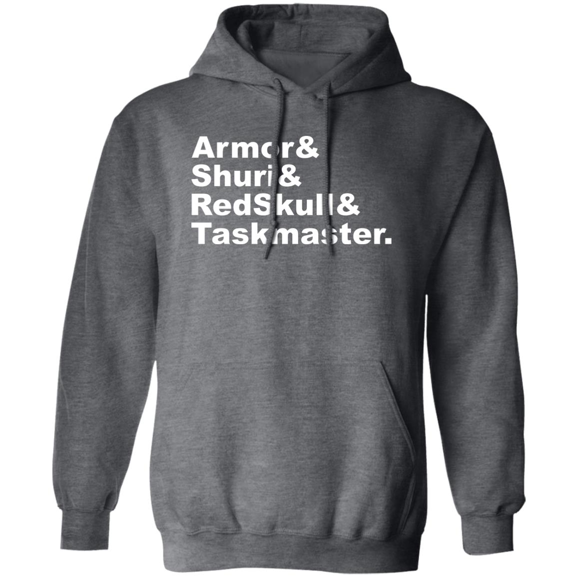 Armor & Shuri & Redskull & Taskmaster Shirt, Hoodie
