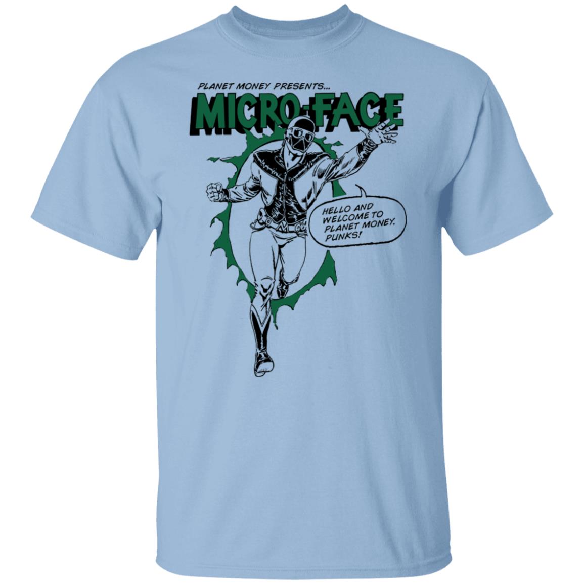 Planet Money Presents Micro Face Hello And Welcome To Planet Money Punks Shirt, Hoodie, Tank